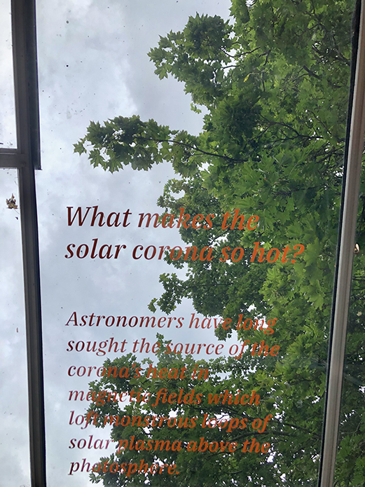 Greenhouse (what makes the solar corona so hot?)