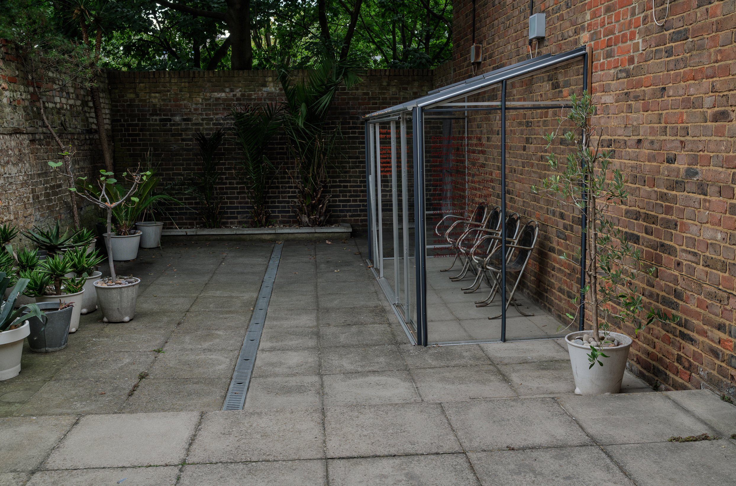 Greenhouse (what makes the solar corona so hot?) installation view