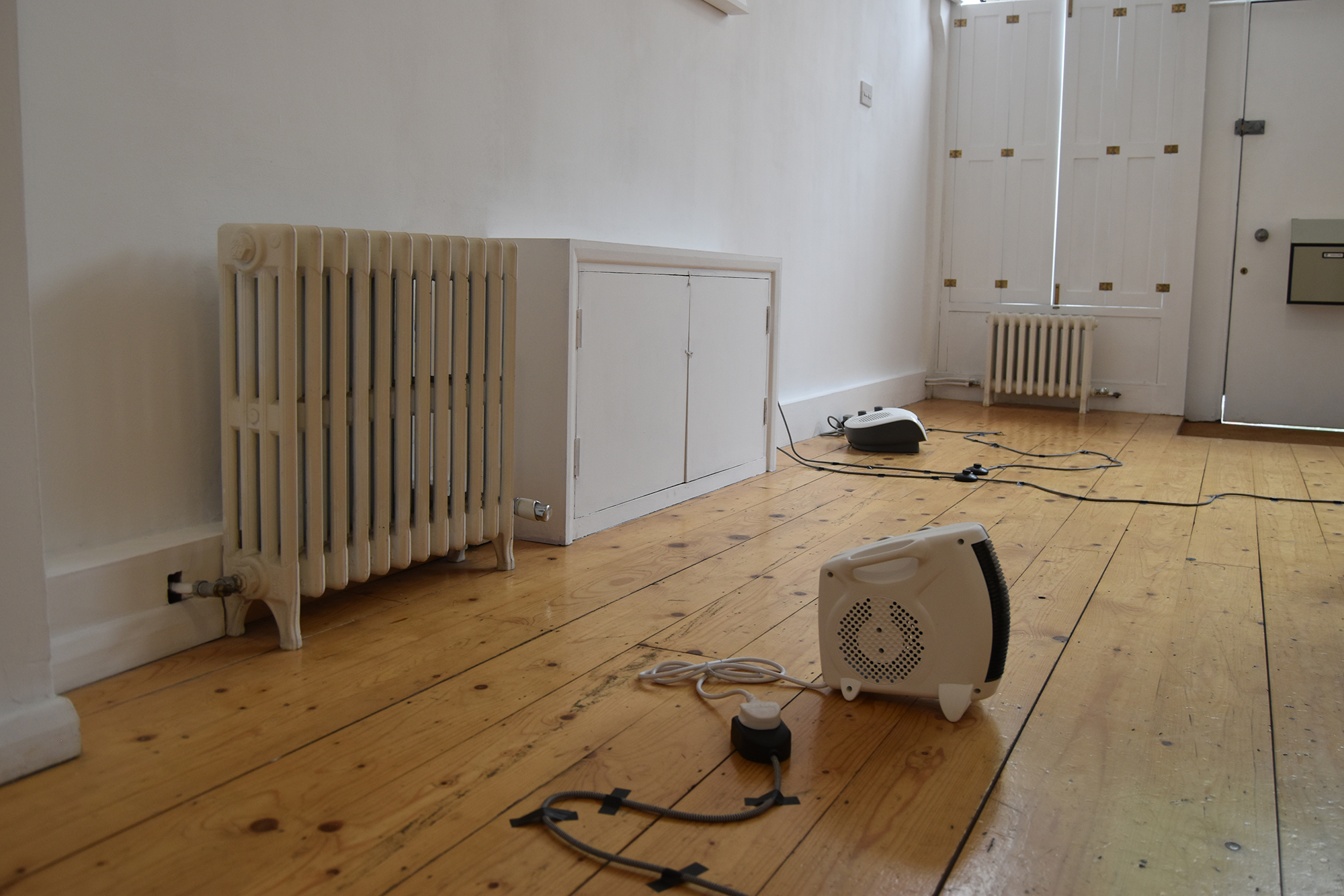 Sound heaters installation view